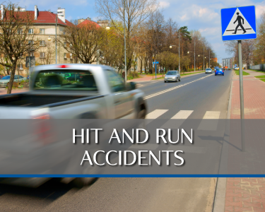 Hit and Run Accident Picture is a link to Practice area for Attorneys Heiling, Dwyer, Fernandes