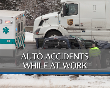 Workplace Auto Accident Picture is a link to Practice area for Attorneys Heiling, Dwyer, Fernandes