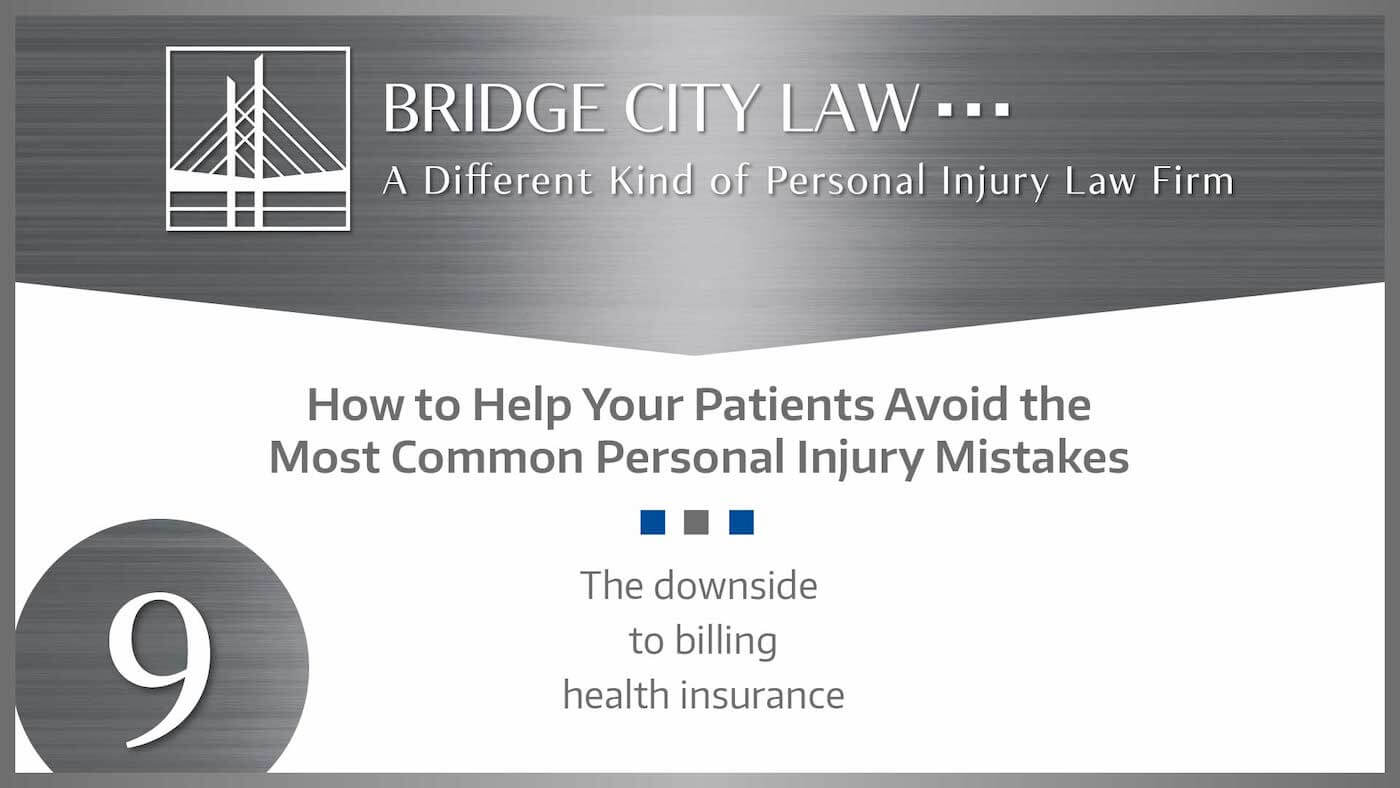 #9 MISTAKE: The Downside to Billing Health Insurance