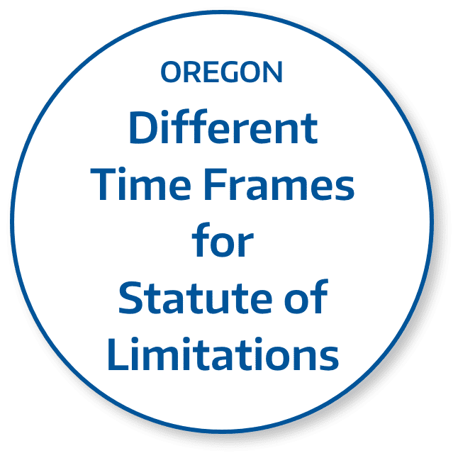 Oregon Statute of Limitations Circle