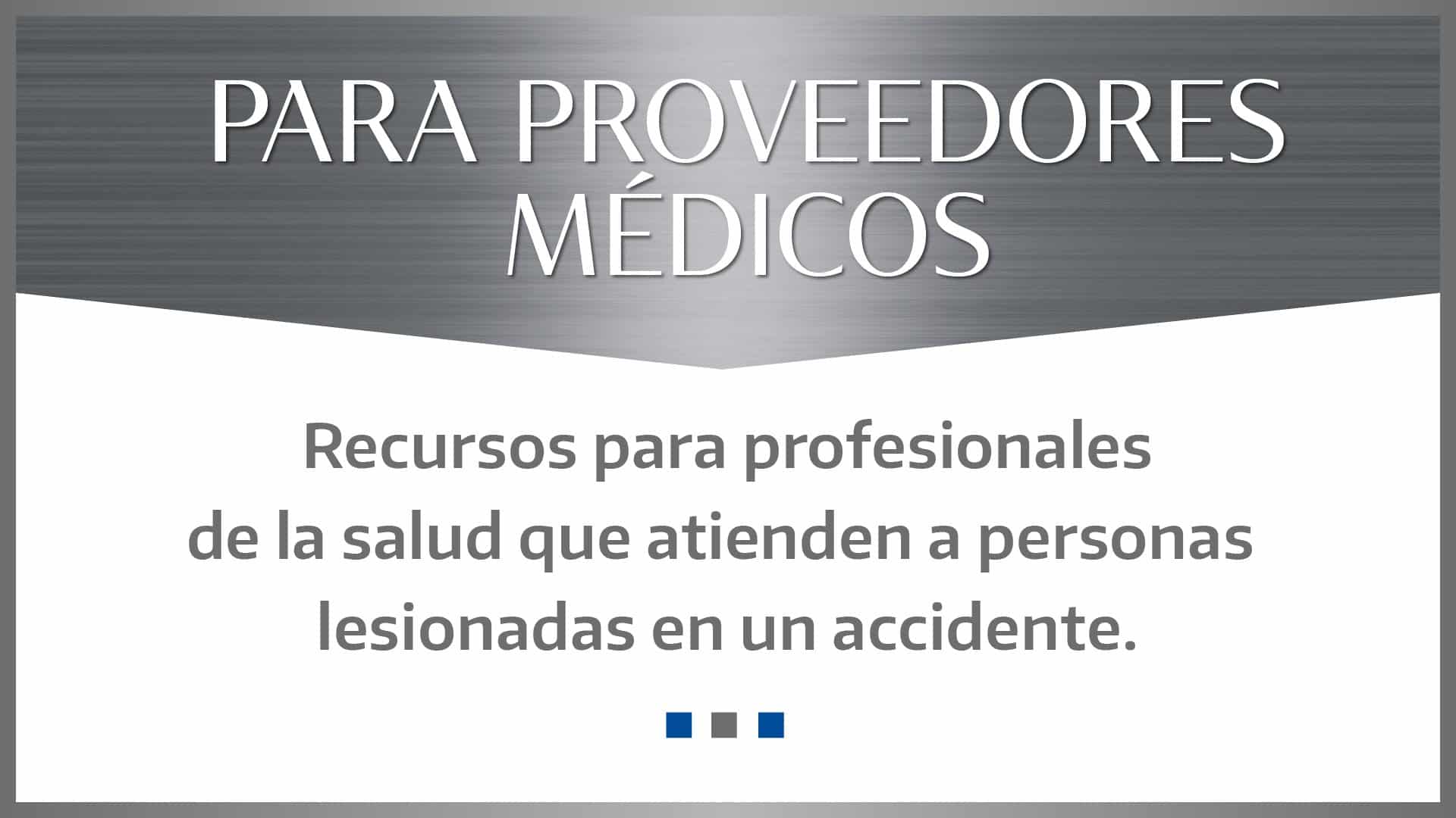 Tarjeta de Proveedores Médicos de Bridge City Law